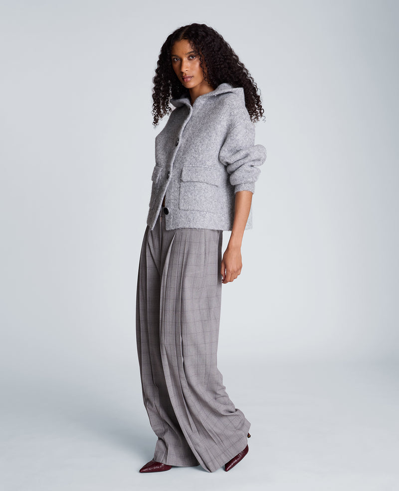 Kenneth Cole - Fly Front Wide Leg Triple Pleat Pant WOMENS PANTS for Women