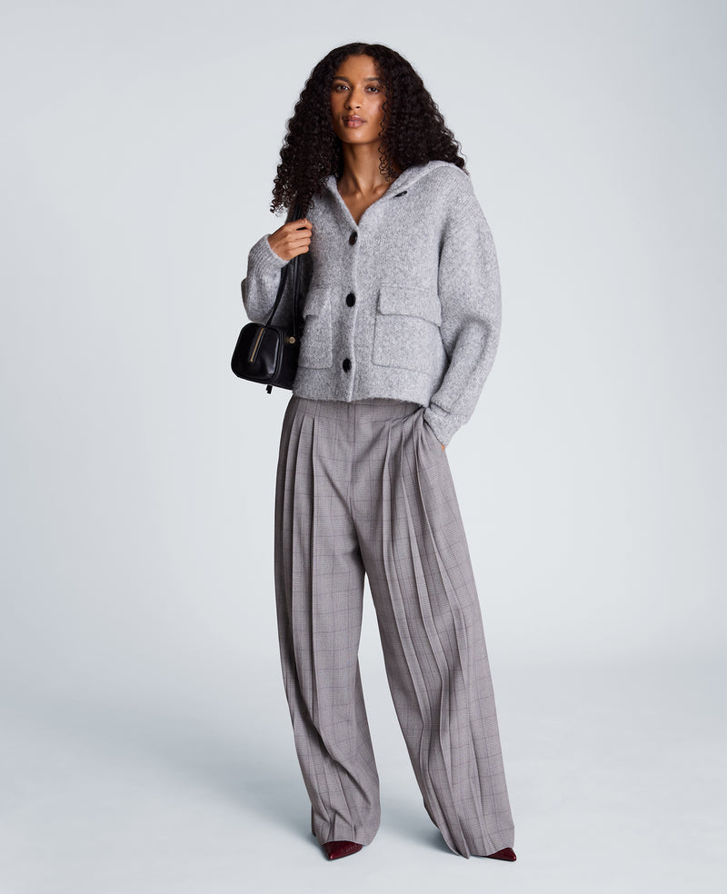 Kenneth Cole - Fly Front Wide Leg Triple Pleat Pant WOMENS PANTS for Women