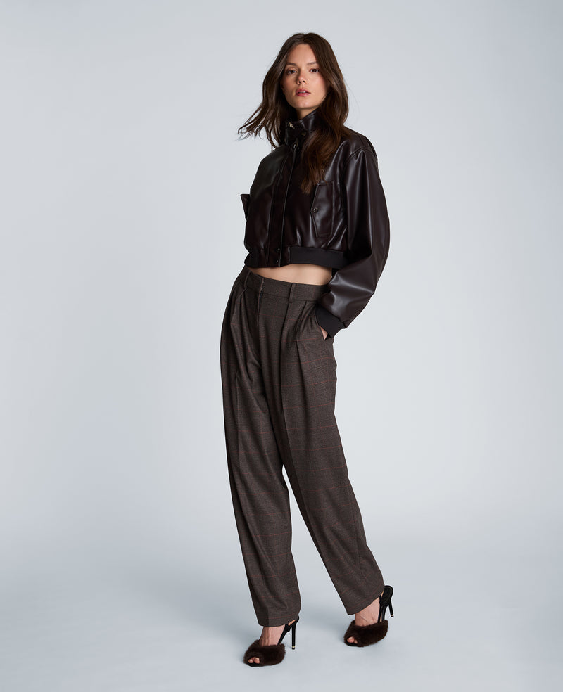 Kenneth Cole - Fly Front Wide Leg Triple Pleat Pant WOMENS PANTS for Women