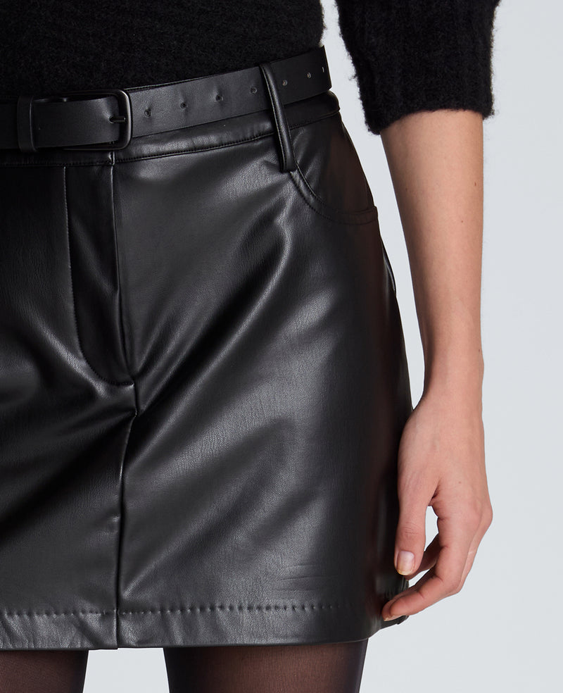 Kenneth Cole - Fly Front Mini Drop Waist Skirt WOMENS SKIRTS for Women