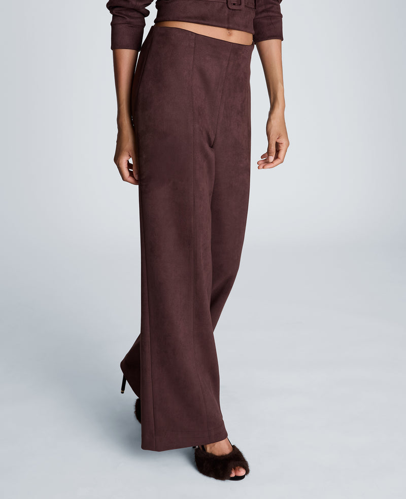 Kenneth Cole - High Rise Pull On Wide Leg Hollywood Waist Pant WOMENS PANTS for Women
