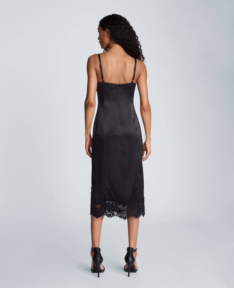 Kenneth Cole - Lace Trim Midi Dress WOMENS DRESS for Women