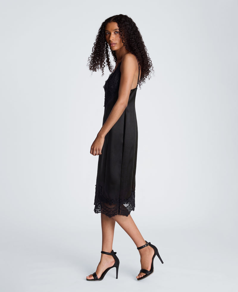 Kenneth Cole - Lace Trim Midi Dress WOMENS DRESS for Women