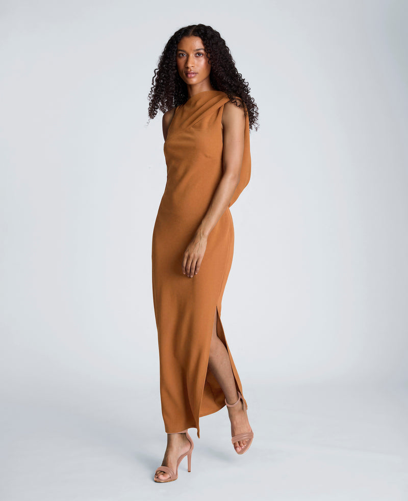 Kenneth Cole - Drape Back Maxi Dress WOMENS DRESS for Women