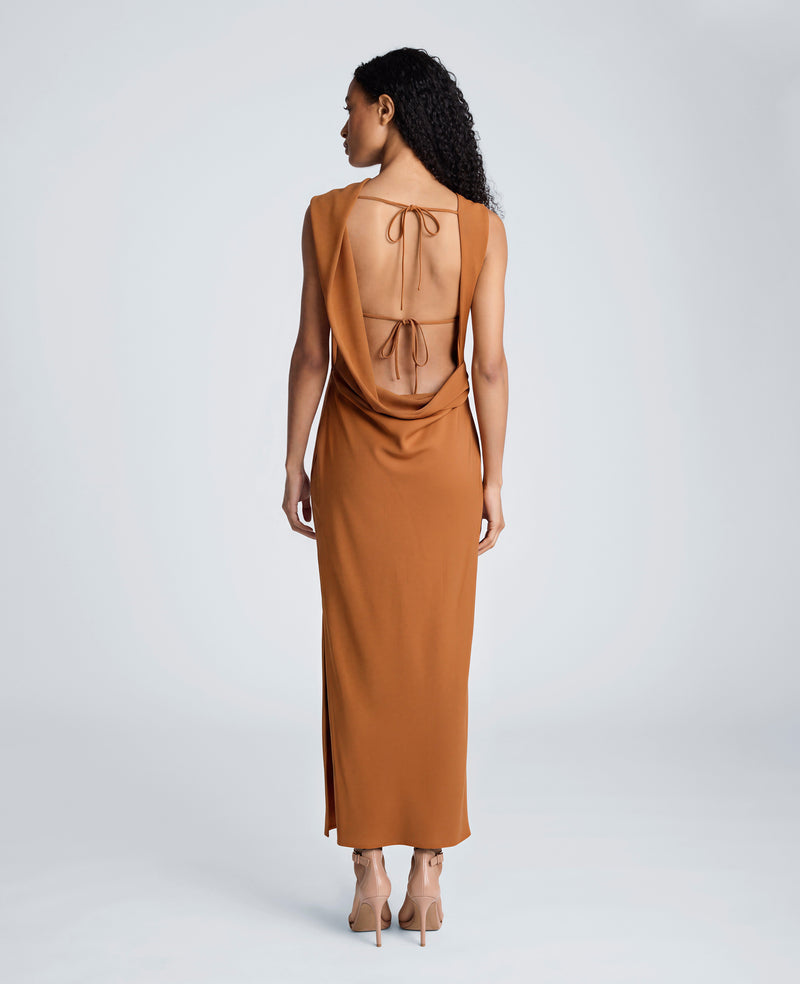 Kenneth Cole - Drape Back Maxi Dress WOMENS DRESS for Women