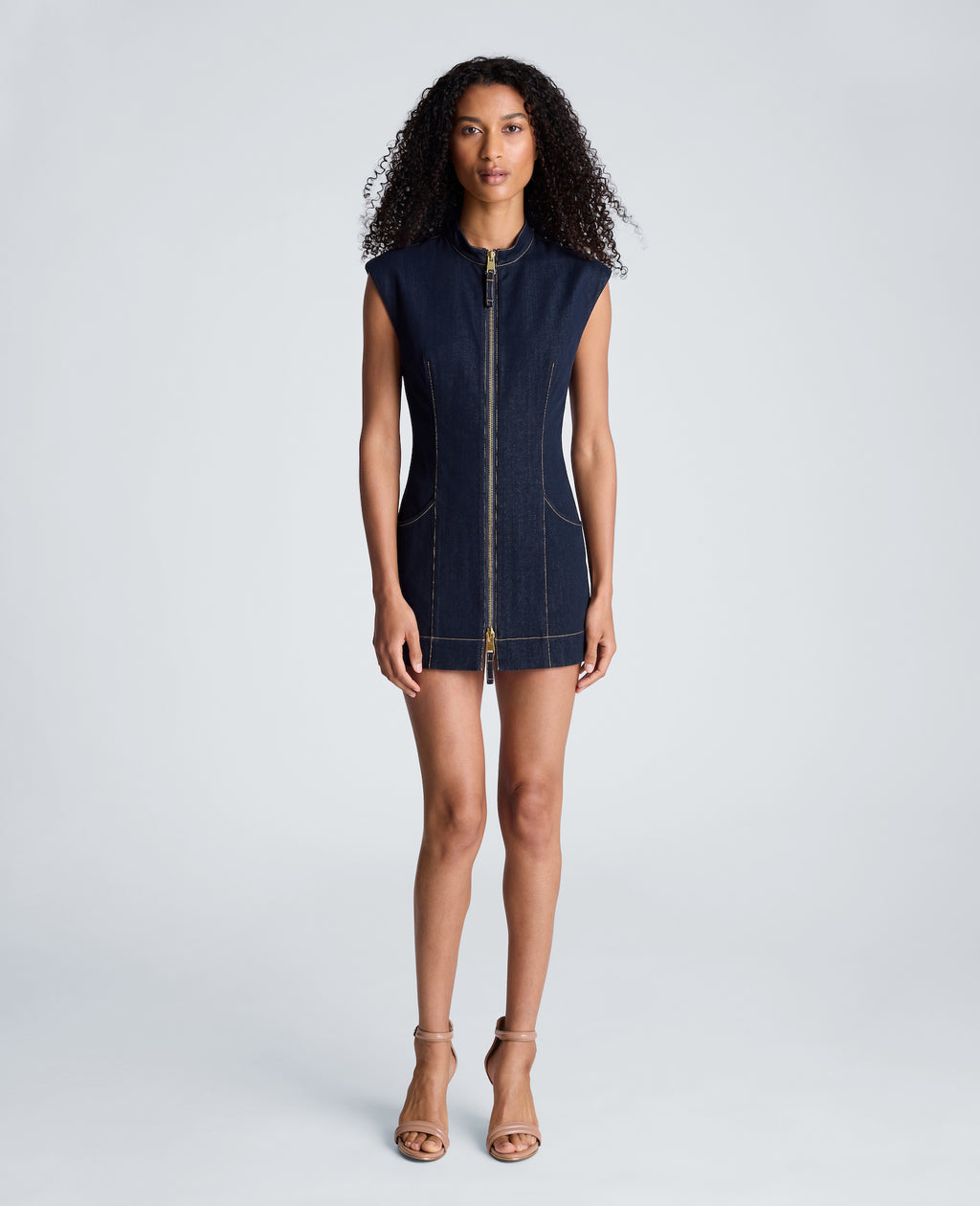 Kenneth Cole - Padded Shoulder Mini Dress WOMENS DRESS for Women 