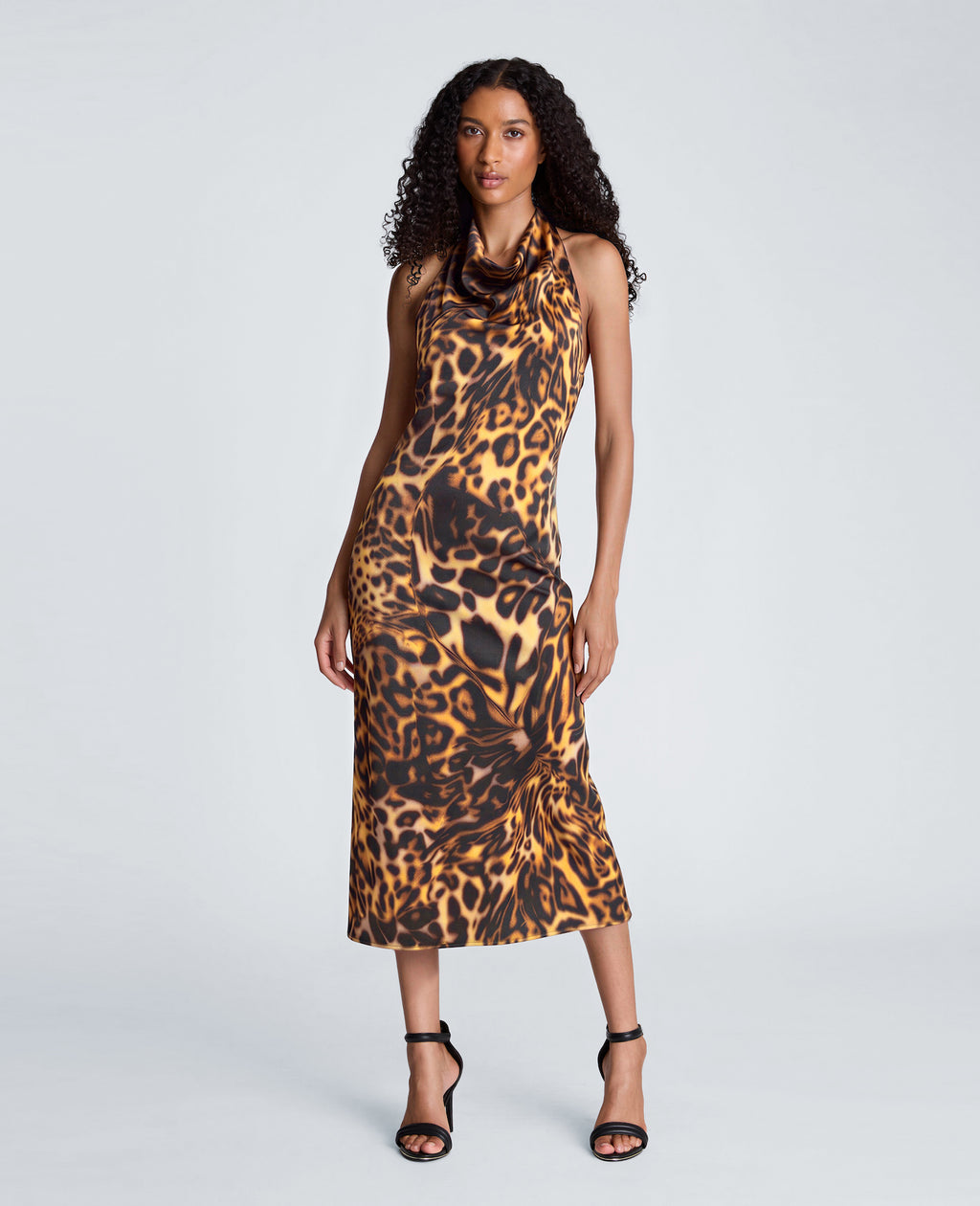 Kenneth Cole - Halter Neck Midi Dress WOMENS DRESS for Women 