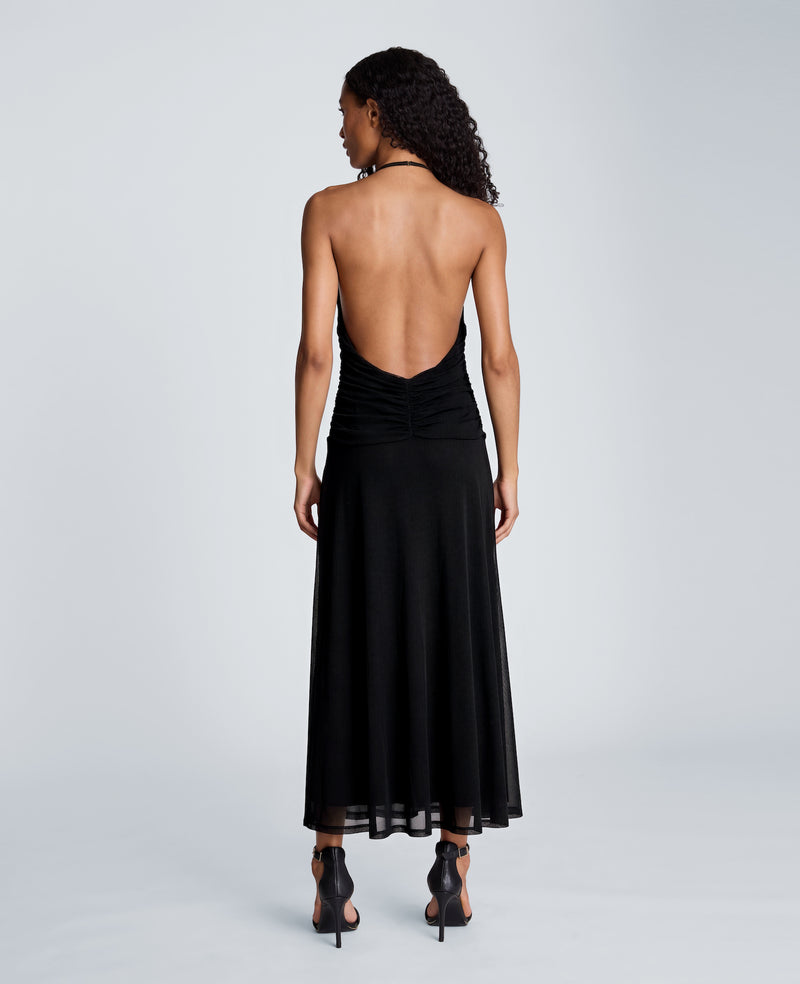 Kenneth Cole - Ruched Halter Maxi Dress WOMENS DRESS for Women