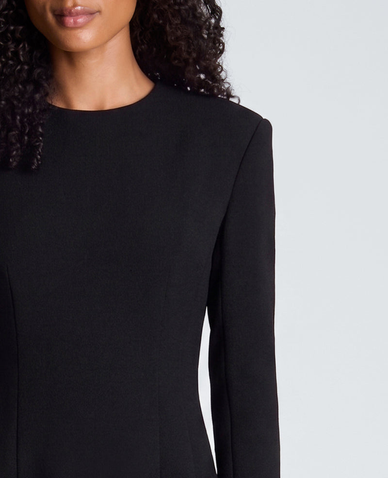 Kenneth Cole - Long Sleeve Textured Crepe Mini Suit Dress WOMENS DRESS for Women