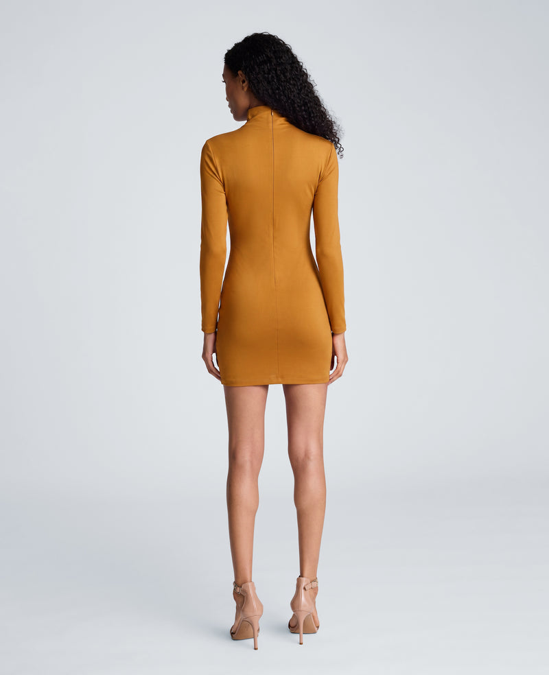 Kenneth Cole - Long Sleeve Pinned Mini Dress WOMENS DRESS for Women