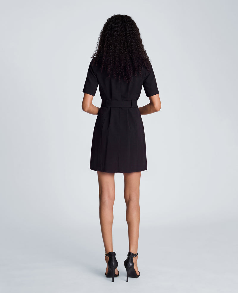 Kenneth Cole - Short Sleeve Micro Tech Mini Trench Dress WOMENS DRESS for Women