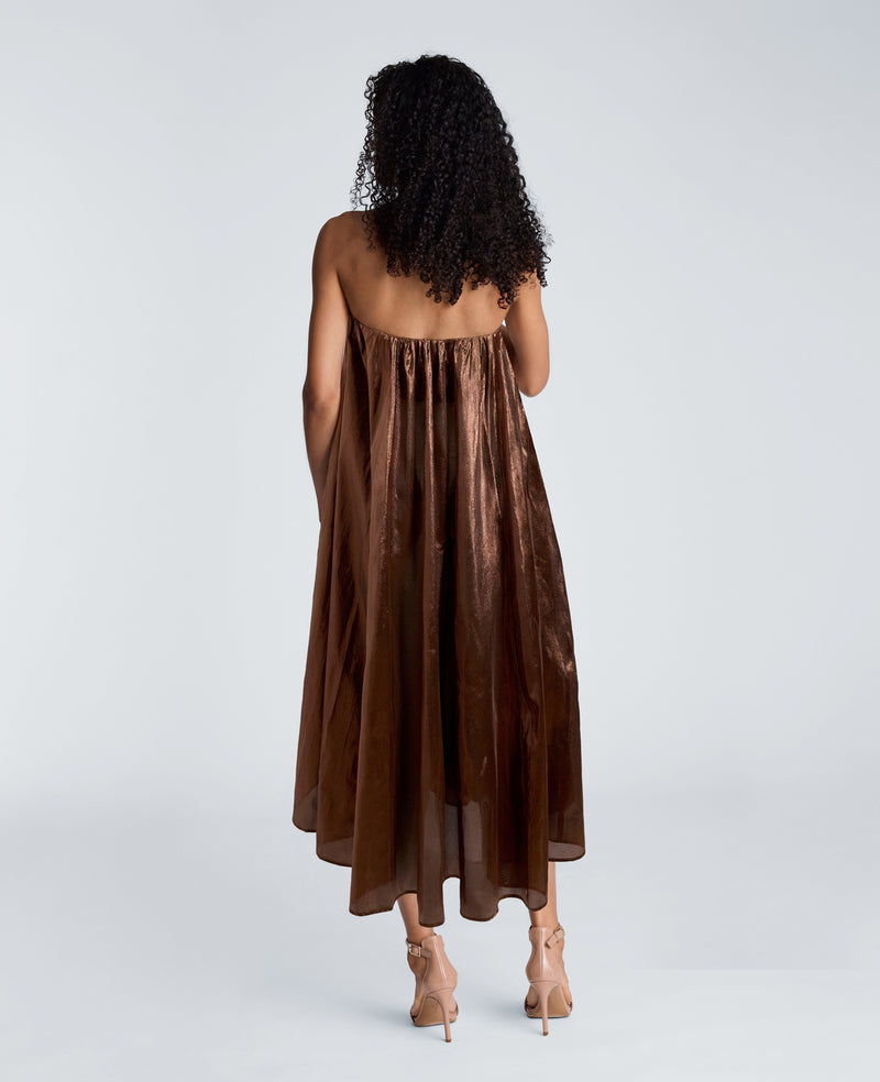 Kenneth Cole - Strapless Foil Maxi Dress WOMENS DRESS for Women