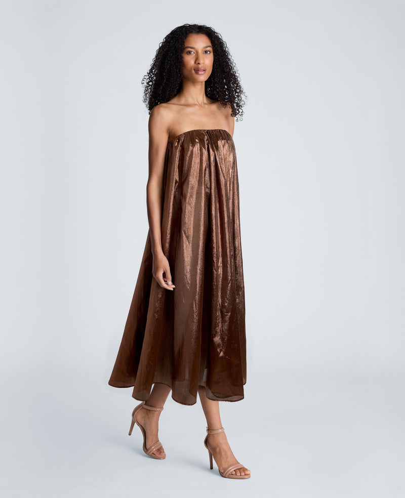 Kenneth Cole - Strapless Foil Maxi Dress WOMENS DRESS for Women