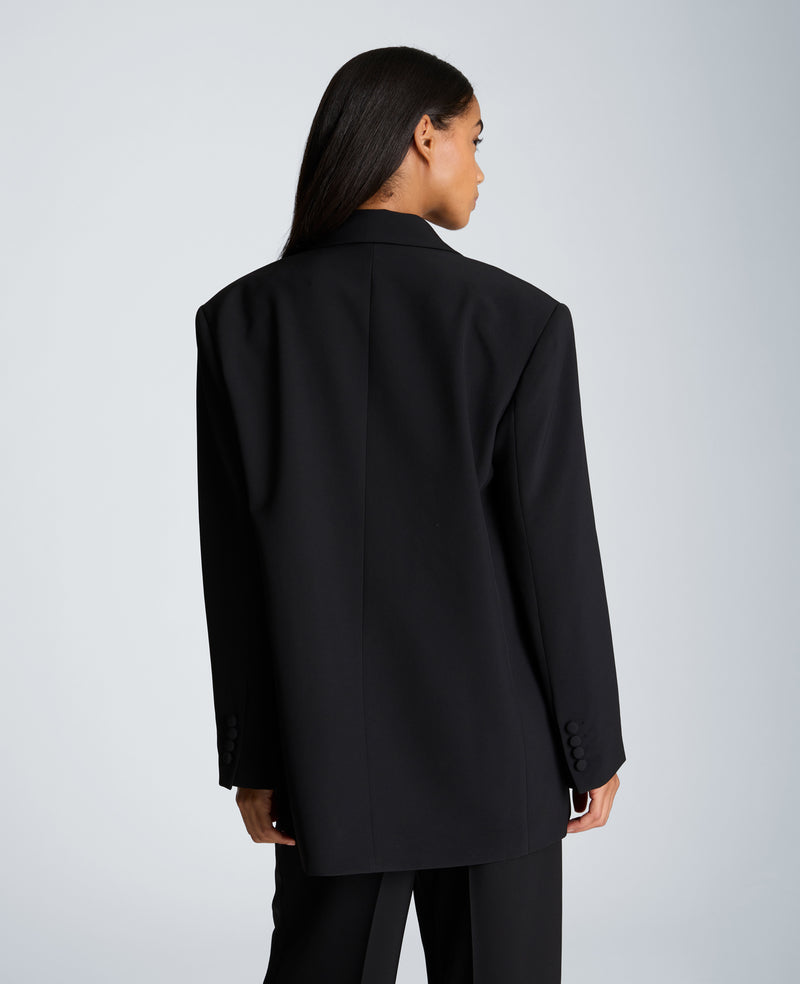 Kenneth Cole - Boyfriend Jacket with Contrast Lapel WOMENS JACKET for Women
