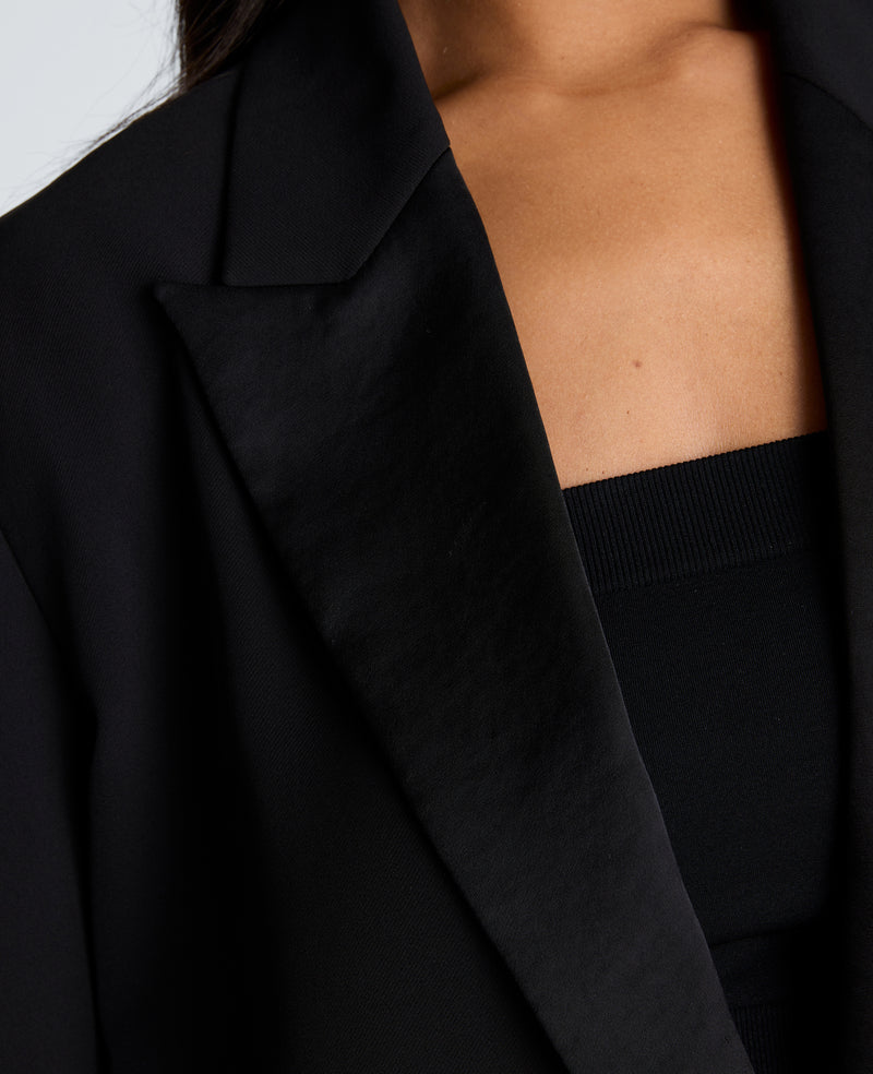 Kenneth Cole - Boyfriend Jacket with Contrast Lapel WOMENS JACKET for Women