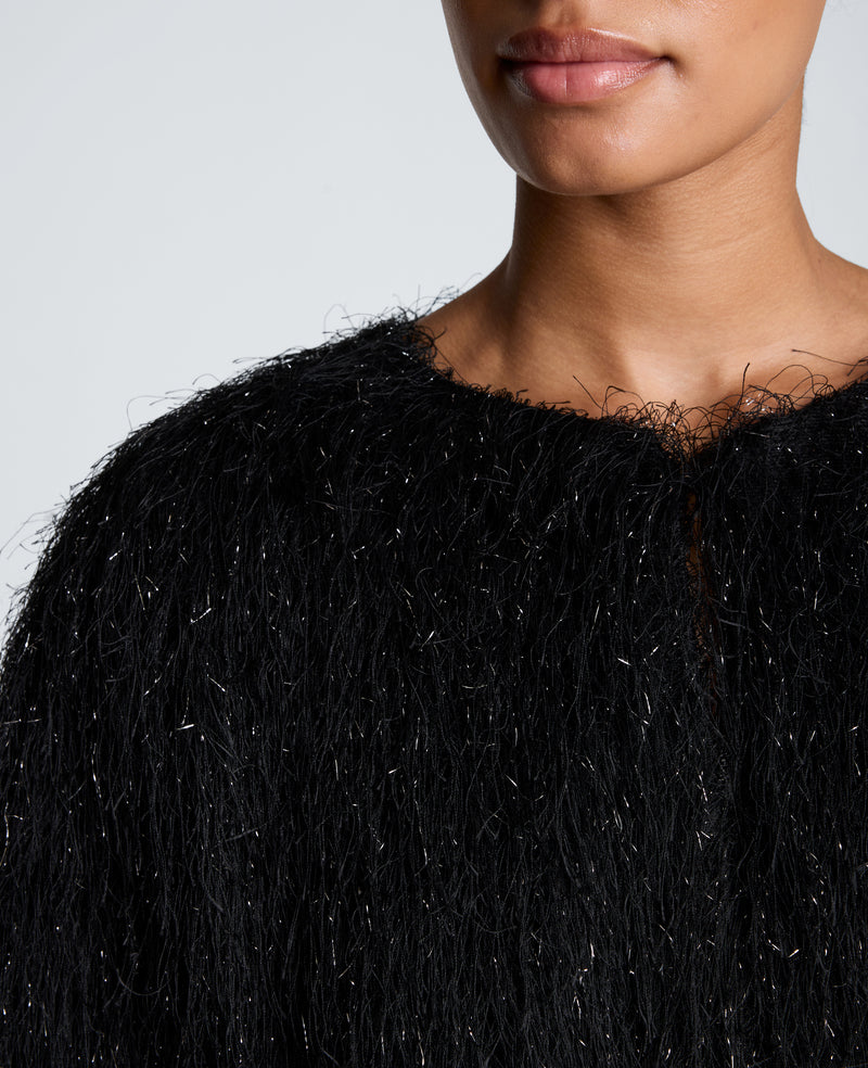 Kenneth Cole - Fringe Collarless Jacket WOMENS JACKET for Women