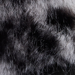 Fur Jacket with Contrast Pockets