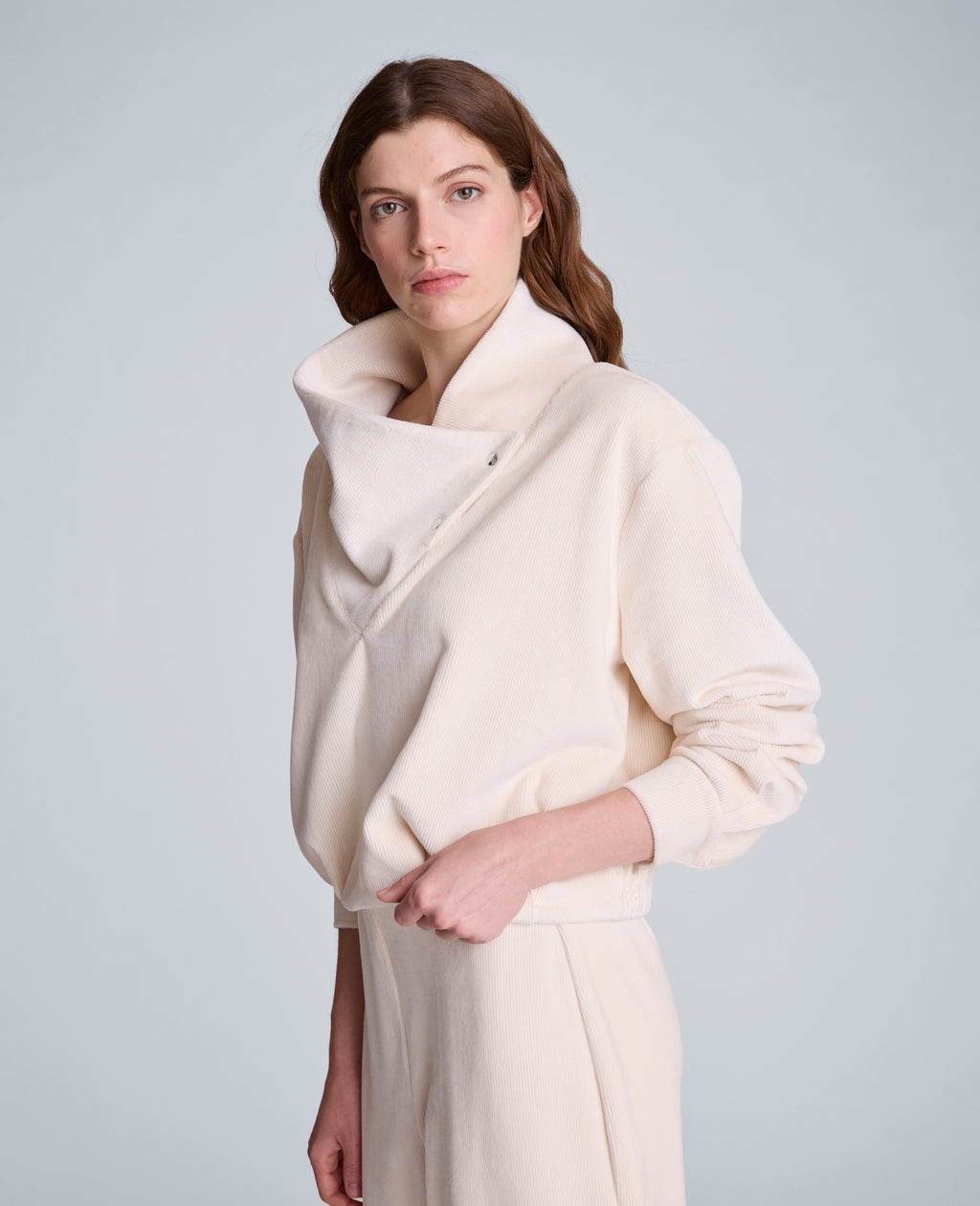 Kenneth Cole - Funnel Neck Long Sleeve Pullover Top WOMENS KNITS for Women 