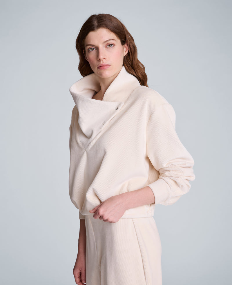 Kenneth Cole - Funnel Neck Long Sleeve Pullover Top WOMENS KNITS for Women