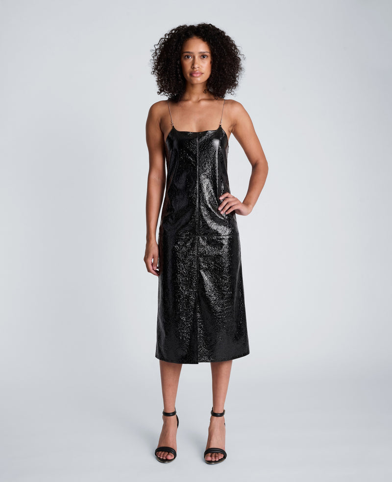 Kenneth Cole - Metal Strap Midi Slip Dress WOMENS DRESS for Women