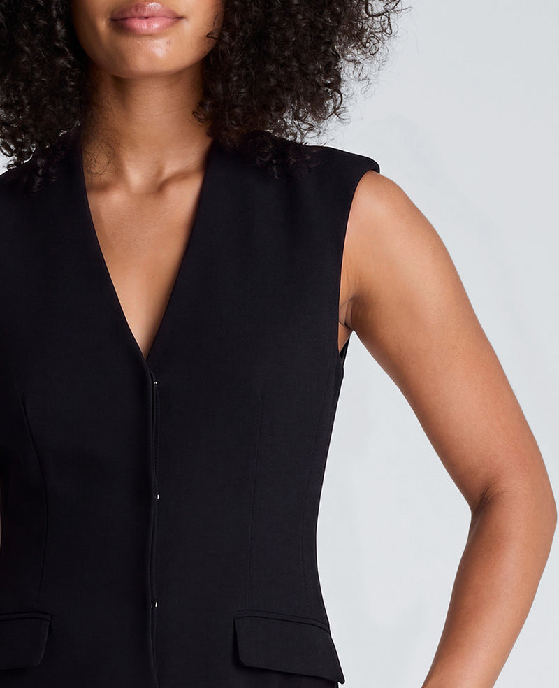 Kenneth Cole - Cap Sleeve Suit Mini Dress with Rhinestones WOMENS DRESS for Women