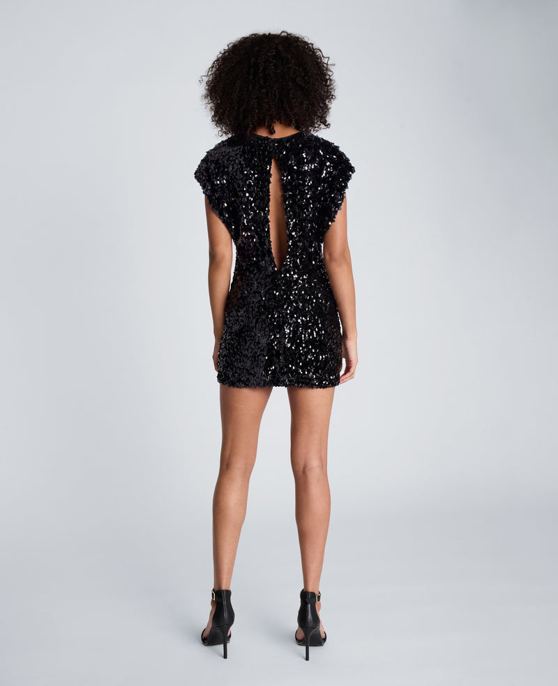 Kenneth Cole - Slouch Waist Mini Sequin Dress WOMENS DRESS for Women