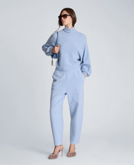 Barrel Leg Sweater Pull On Pant