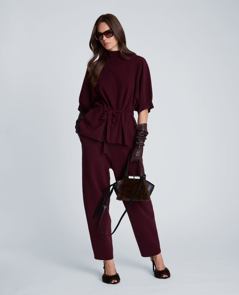 Kenneth Cole - Barrel Leg Sweater Pull On Pant WOMENS PANTS for Women