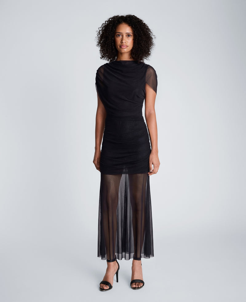 Kenneth Cole - Sheer Overlay Maxi Dress WOMENS DRESS for Women