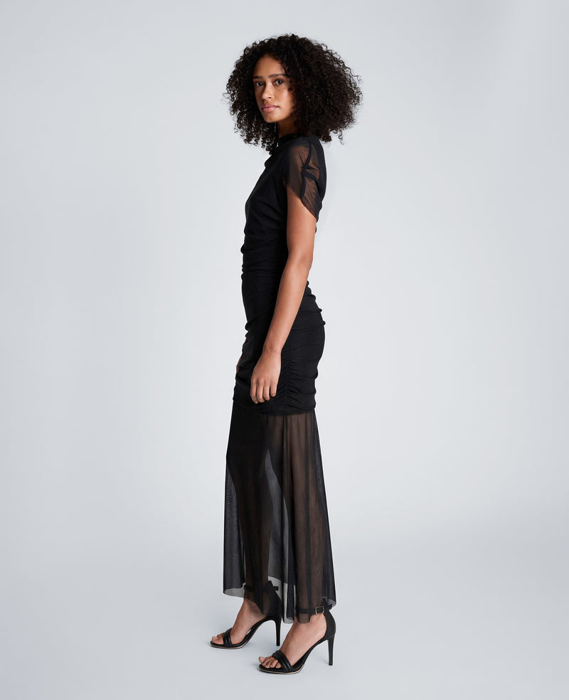 Kenneth Cole - Sheer Overlay Maxi Dress WOMENS DRESS for Women