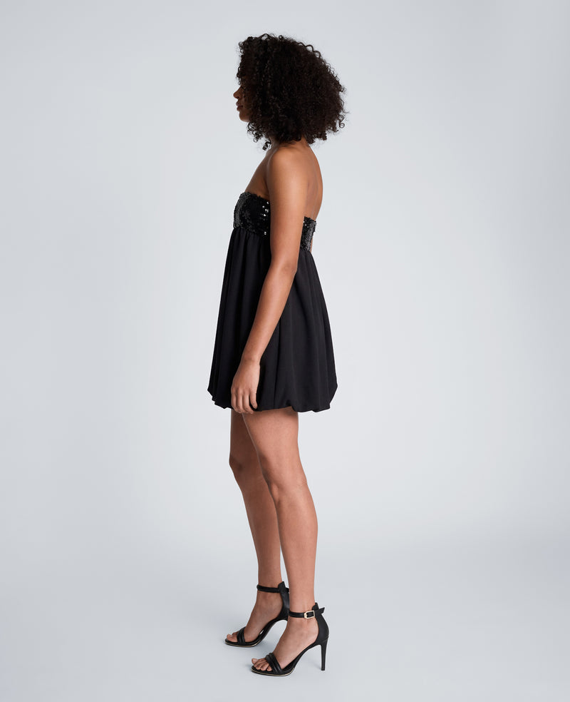 Kenneth Cole - Sequins Combination Bubble Mini Dress WOMENS DRESS for Women