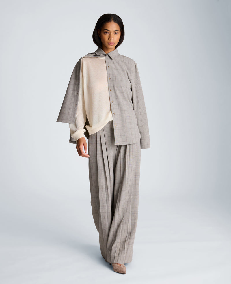Kenneth Cole - Sheer Crew Neck Sweatshirt WOMENS SWEATER for Women