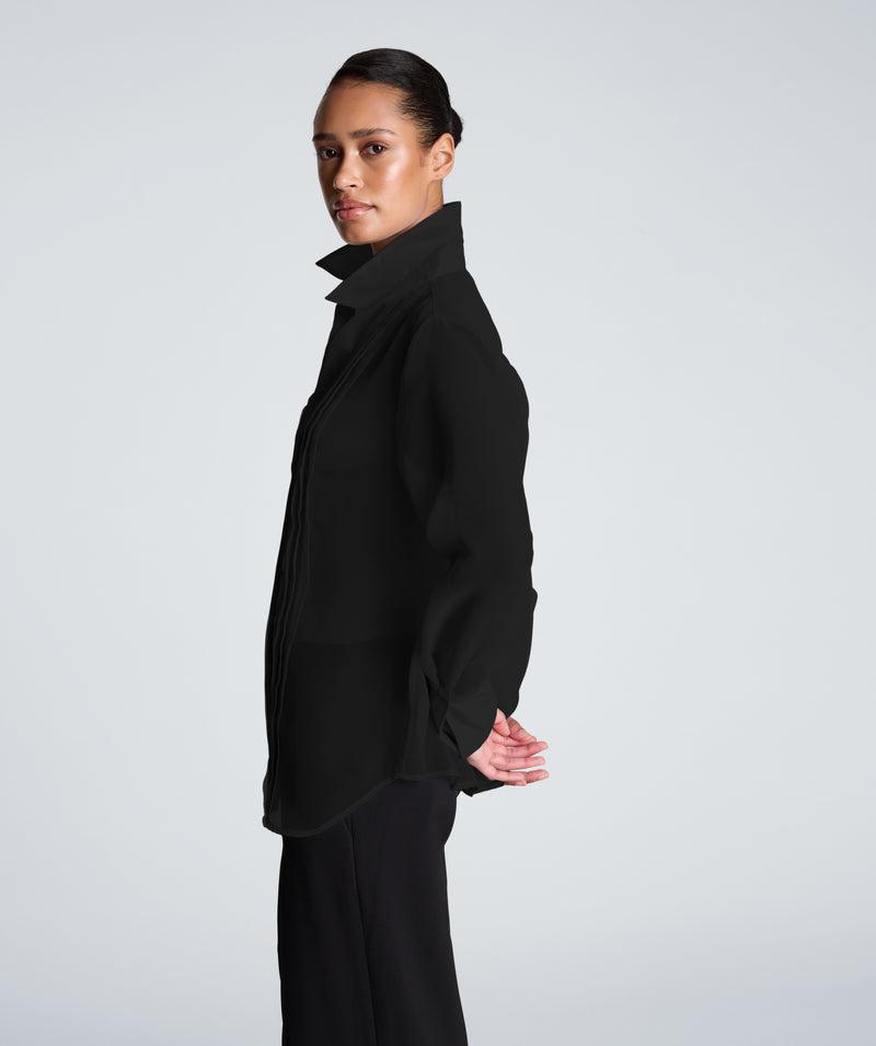 Kenneth Cole - Pleated Long Sleeve Blouse WOMENS TOPS for Women