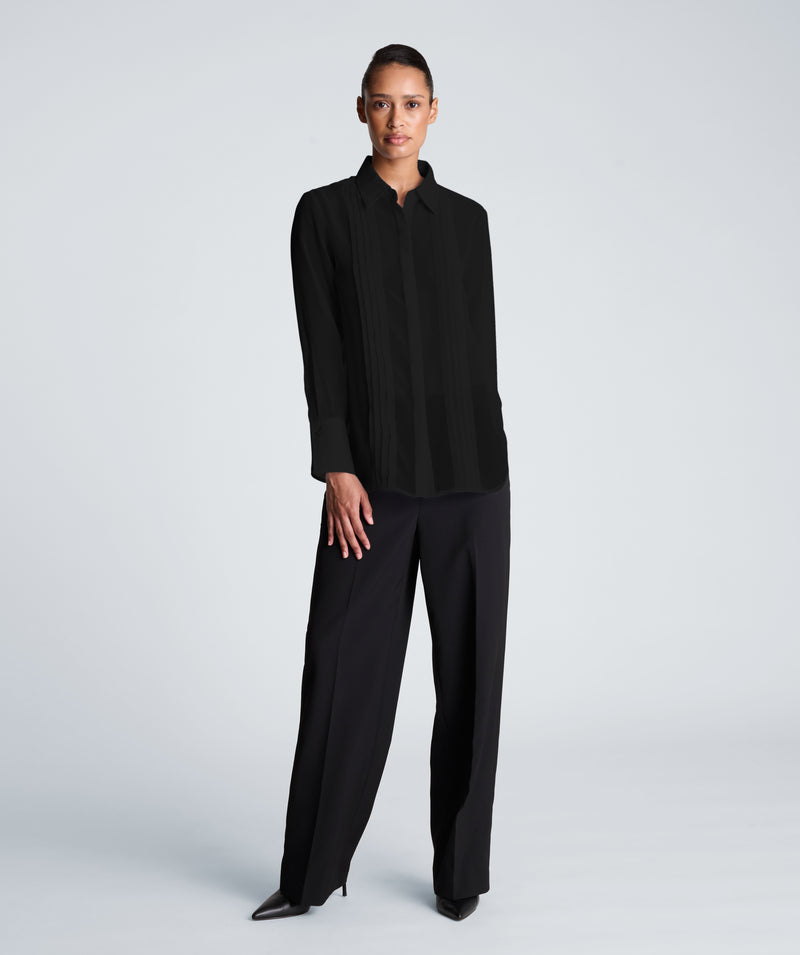 Kenneth Cole - Pleated Long Sleeve Blouse WOMENS TOPS for Women