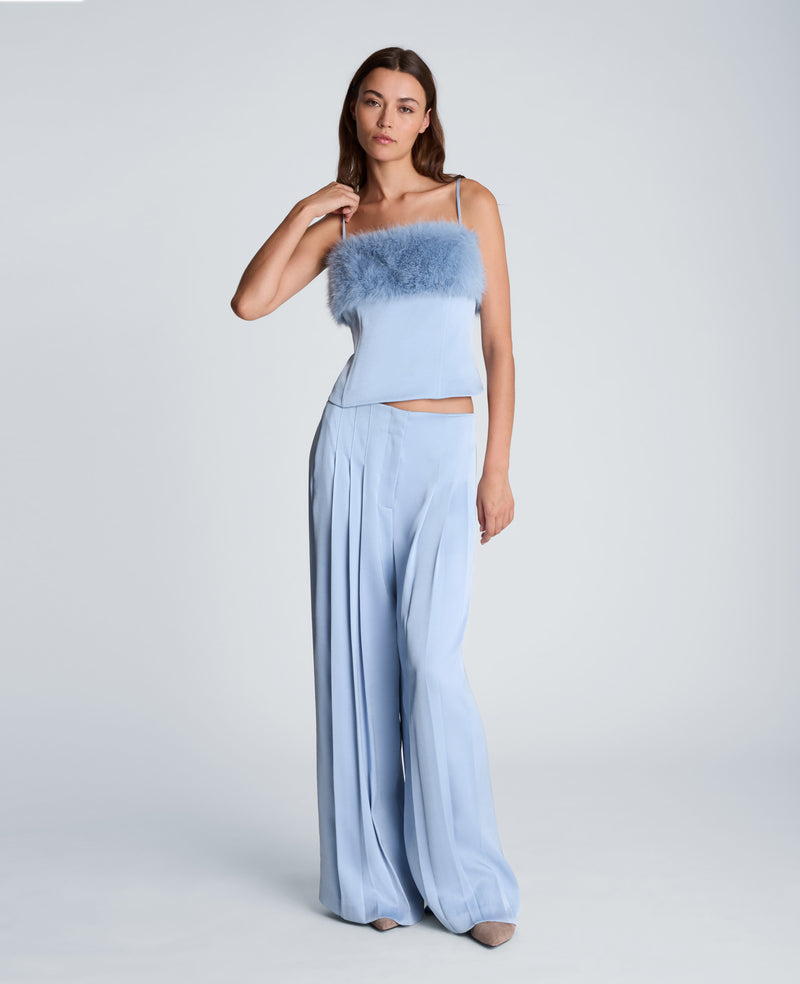 Kenneth Cole - Fur Paneled Bustier WOMENS TOPS for Women