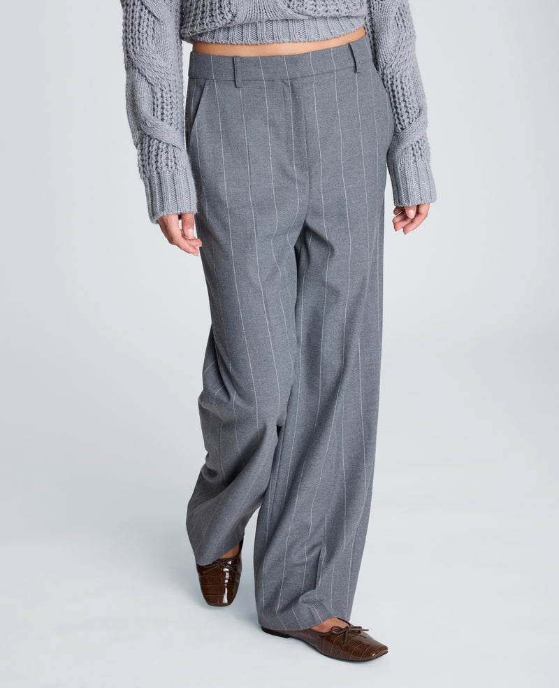 Kenneth Cole - Fly Front High Rise Wide Leg Pant WOMENS PANTS for Women