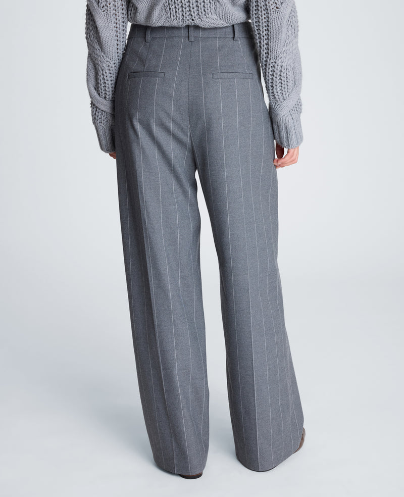 Kenneth Cole - Fly Front High Rise Wide Leg Pant WOMENS PANTS for Women