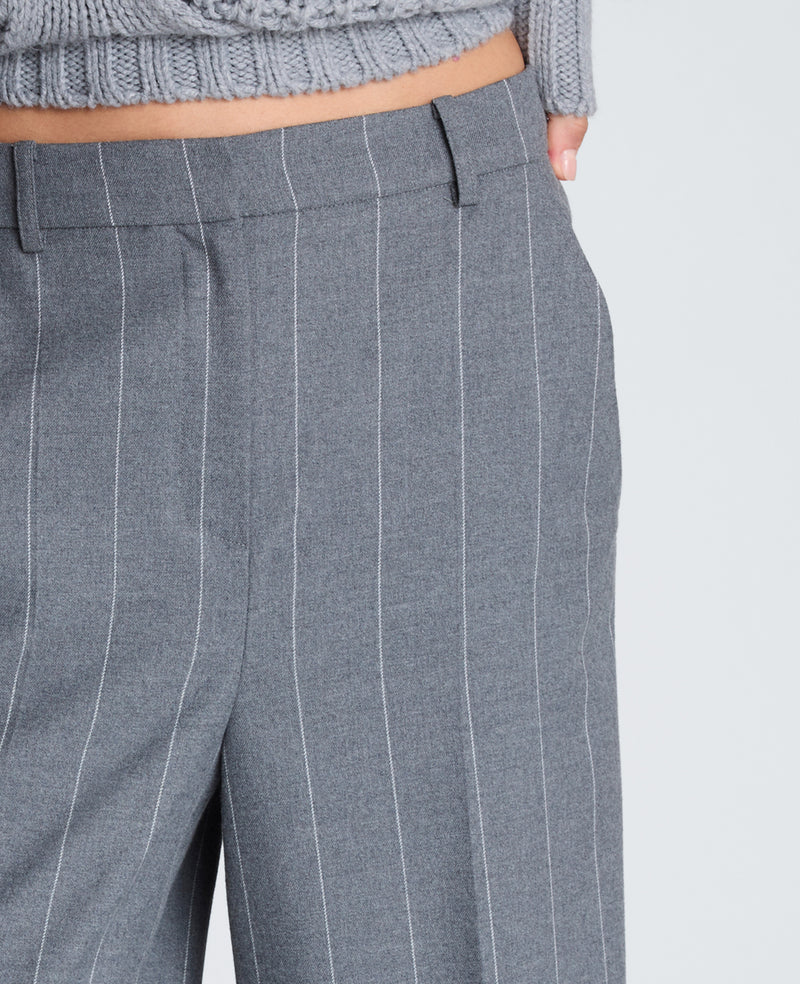 Kenneth Cole - Fly Front High Rise Wide Leg Pant WOMENS PANTS for Women