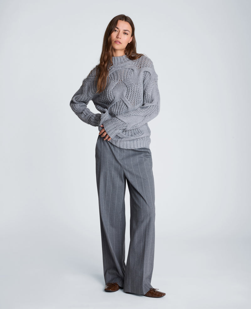 Kenneth Cole - Fly Front High Rise Wide Leg Pant WOMENS PANTS for Women