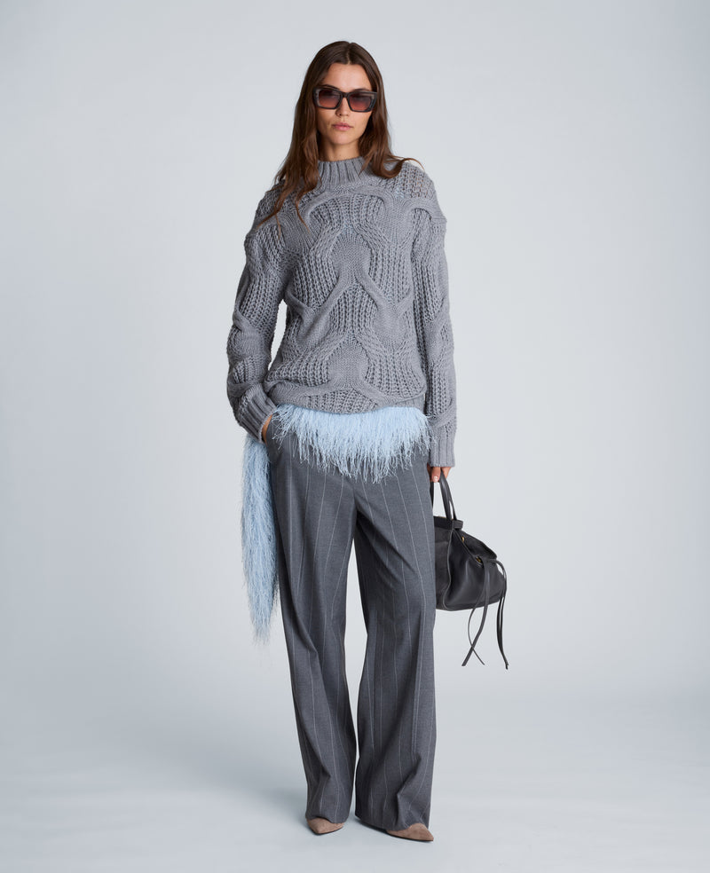 Kenneth Cole - Fly Front High Rise Wide Leg Pant WOMENS PANTS for Women
