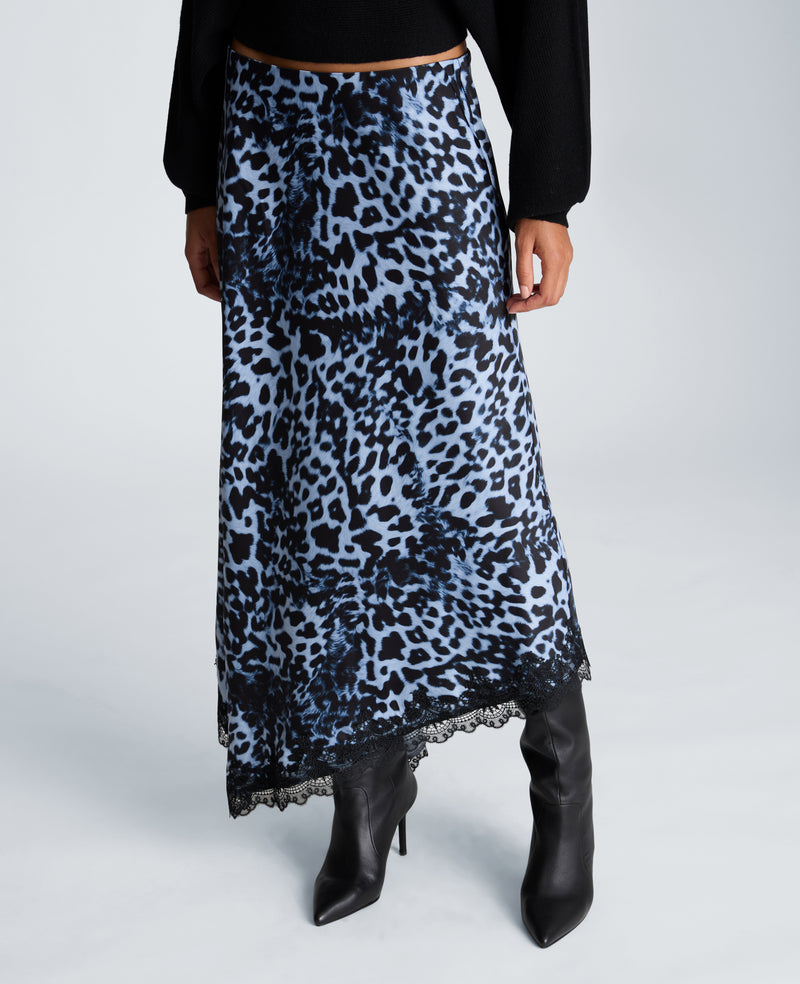 Kenneth Cole - Pull On Asymmetrical Lace Hem Skirt WOMENS SKIRTS for Women