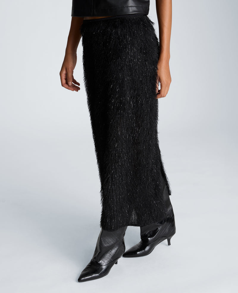 Kenneth Cole - Pull On Midi Skirt with Center Back Slit WOMENS SKIRTS for Women