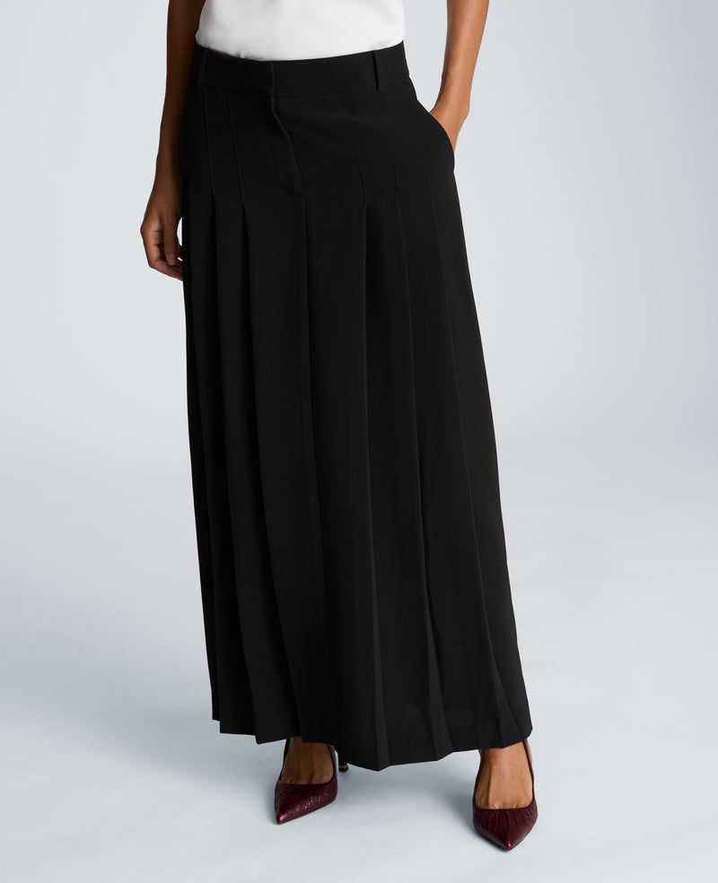 Kenneth Cole - Fly Front Pleated Maxi Skirt WOMENS SKIRTS for Women