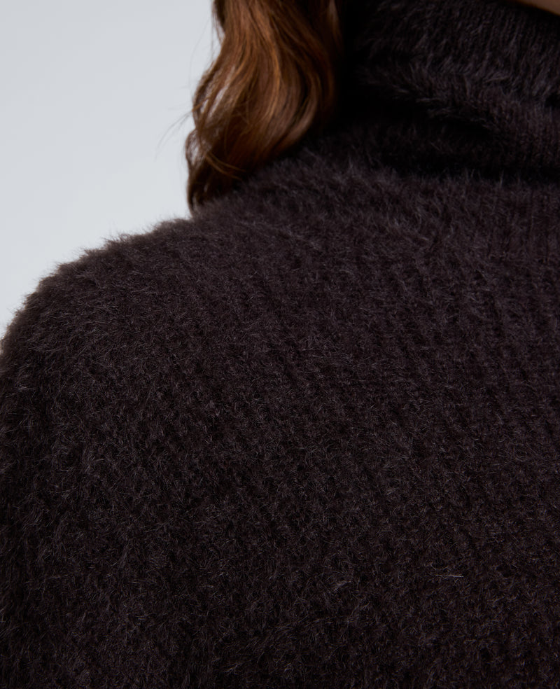 Kenneth Cole - Eyelash Turtle Neck Cozy Yarn Sweater WOMENS SWEATER for Women