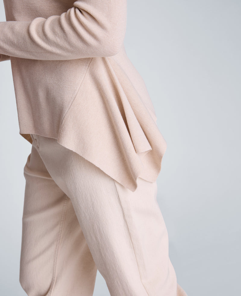 Kenneth Cole - Mock Neck Long Sleeve Peplum Sweater WOMENS SWEATER for Women