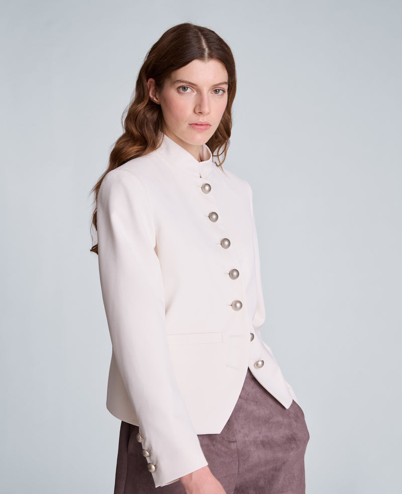 Kenneth Cole - Band Jacket with Stand Collar WOMENS JACKET for Women