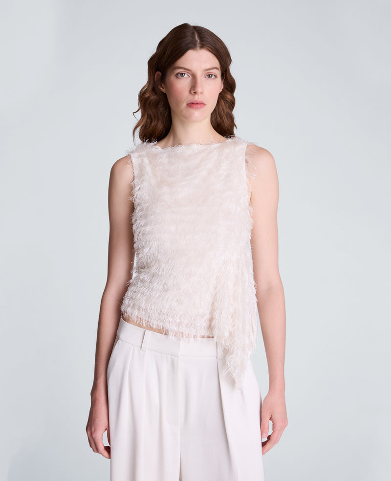 Kenneth Cole - Boat Neck Asymmetrical Pullover Sweater WOMENS KNITS for Women