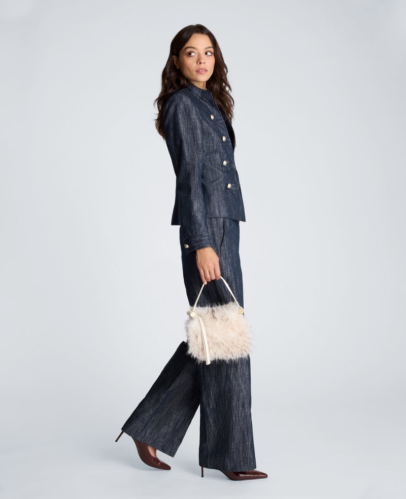 Kenneth Cole - Fur Top Handle Bag WOMENS HANDBAG for Women