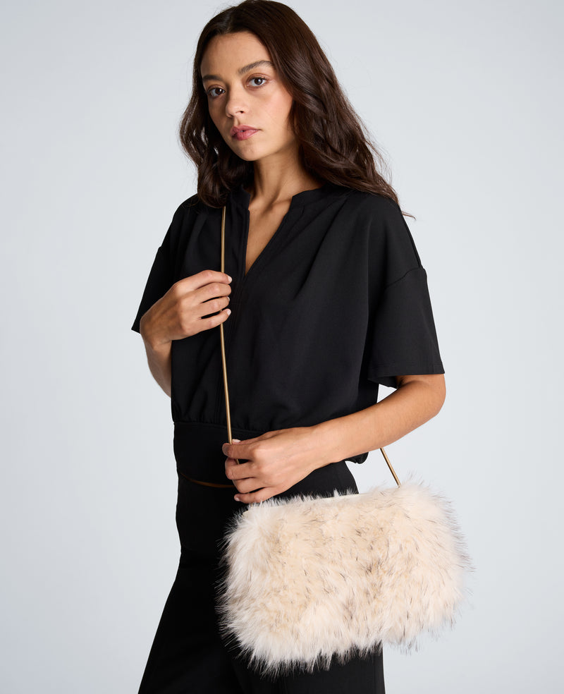 Kenneth Cole - Fur Disco Crossbody Bag WOMENS HANDBAG for Women