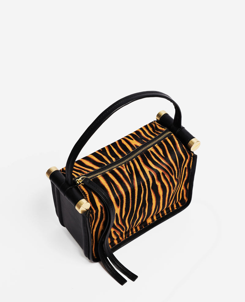 Kenneth Cole - Tiger Print Small Top Handle Bag WOMENS TOP HANDLE BAG for Women